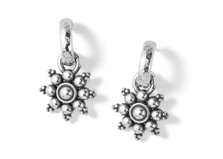 Women’s diamond dangling earrings-Telluride Petite Hoop Post Earrings NEW