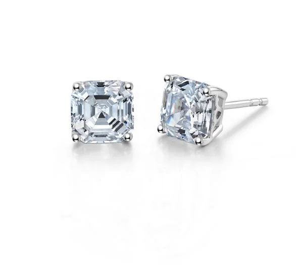 Women’s luxurious earrings-3.92 CTW Stud Earrings