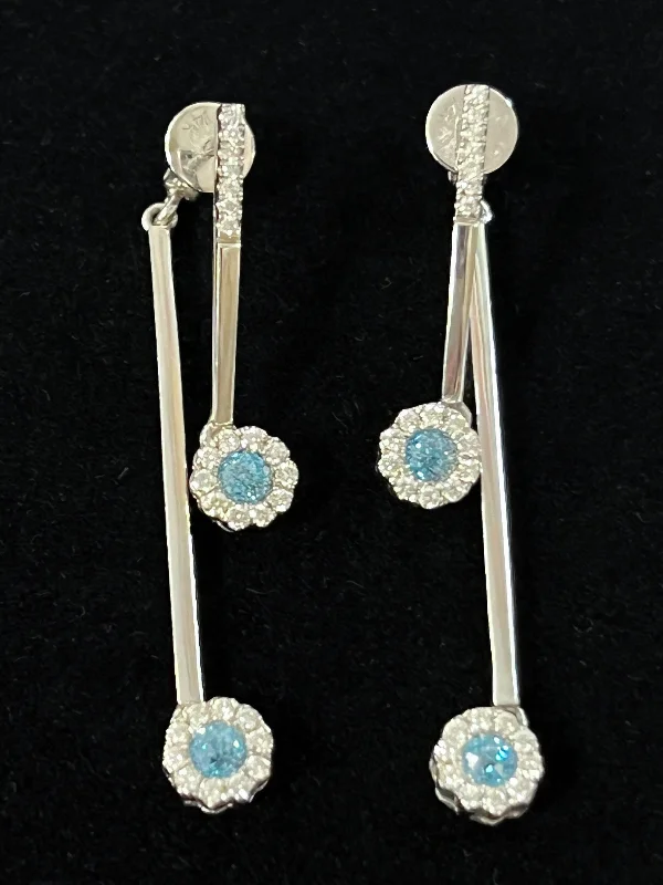 Women’s gold earrings-$749 Clearance 14 Karat Diamond Earrings