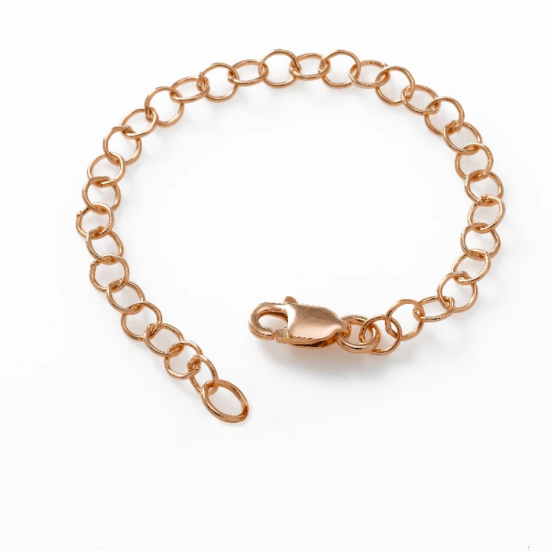 Women’s wedding necklace set-Chain Extender, 3 Inches, 14K Rose Gold