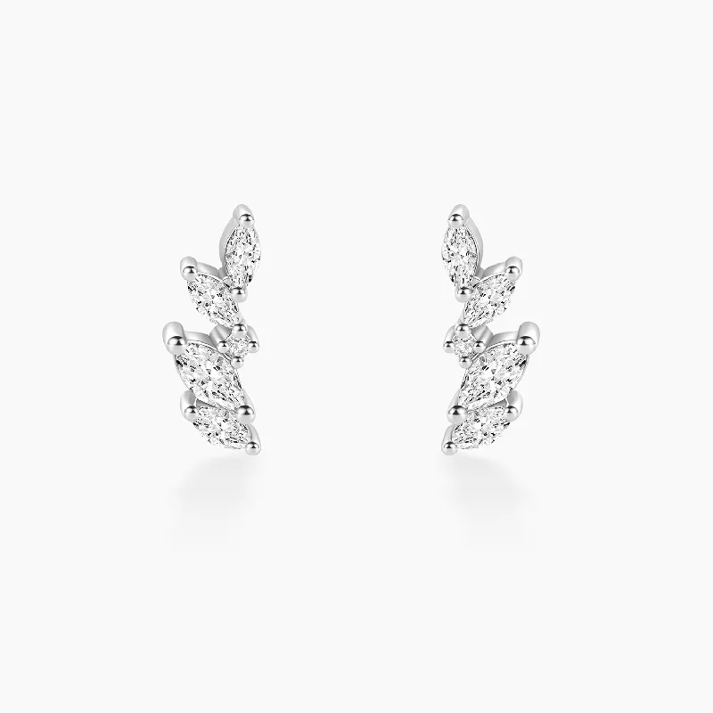 Women’s designer earrings-Dainty Moissanite Earrings