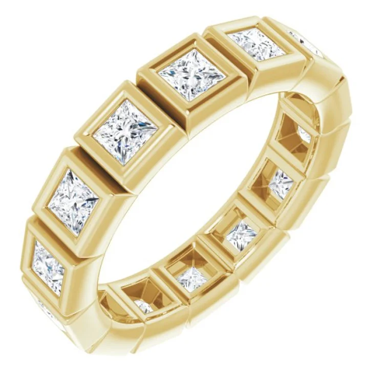 Women’s eternity engagement ring-14K Yellow 1 1/3 CTW Diamond Eternity Band