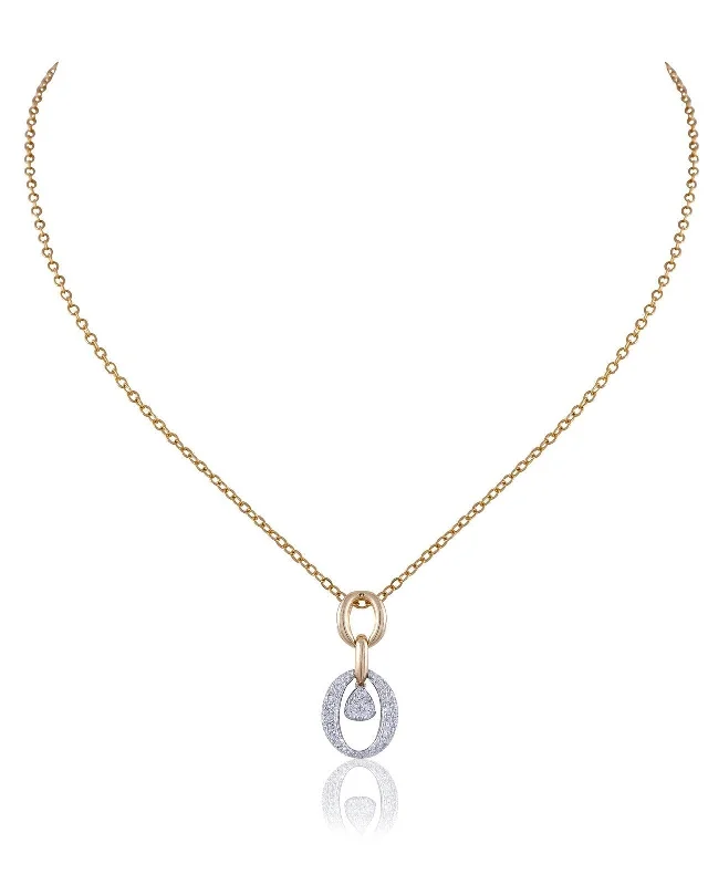 Women’s casual necklace-Diamond Pendant