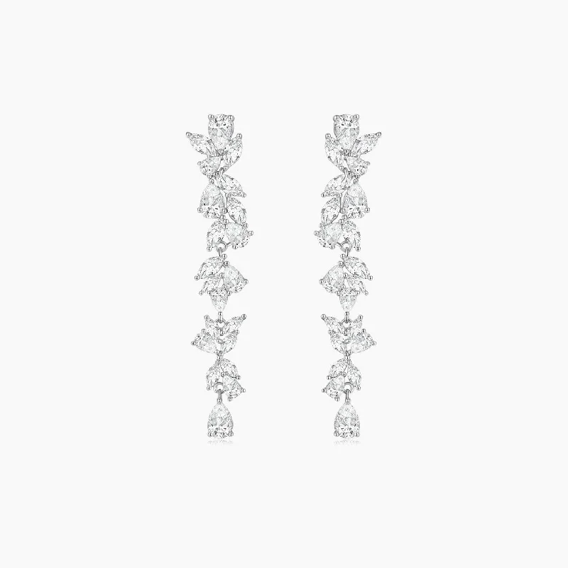 Women’s luxury stud earrings-Dainty Long Earrings