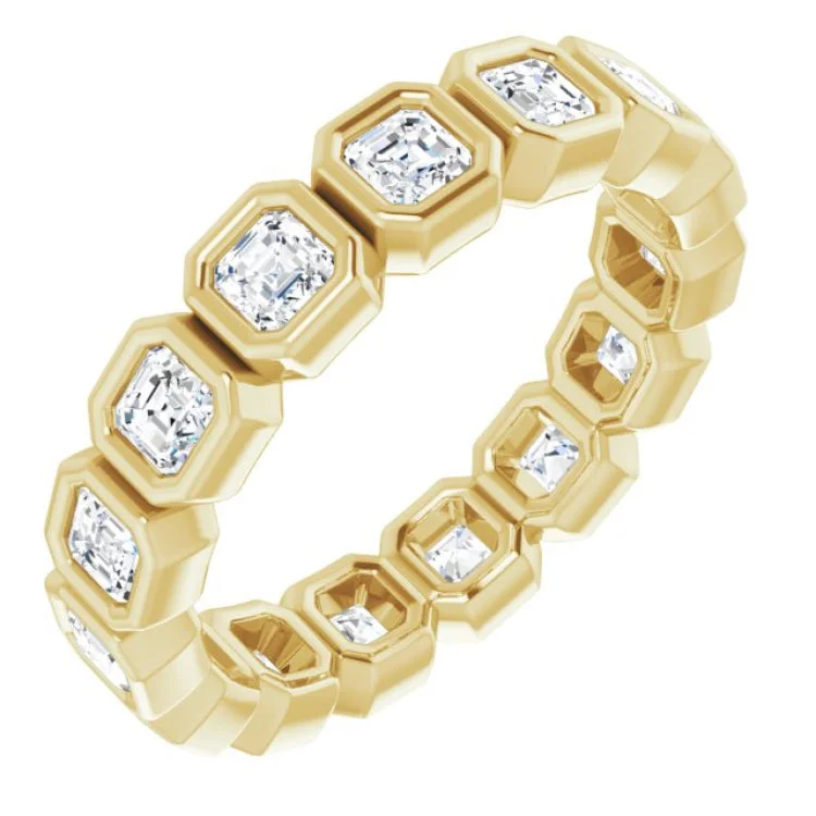 Women’s round cut engagement ring-14K Yellow 1 5/8 CTW Diamond Eternity Band