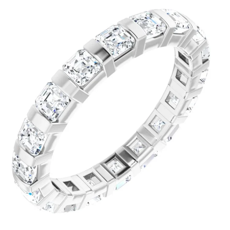 Women’s 18k gold engagement ring-14K White 1 3/4 CTW Diamond Eternity Band