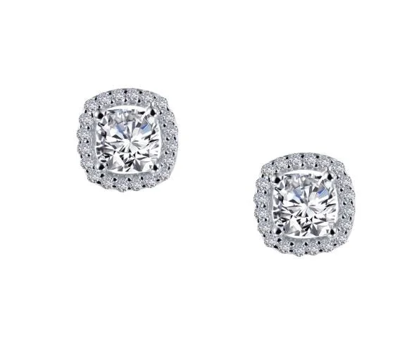 Women’s vibrant earrings-1.52 CTW Halo Stud Earrings