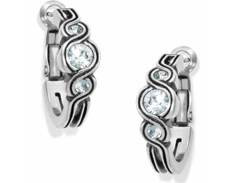 Women’s casual earrings-Infinity Sparkle Hoop Earrings