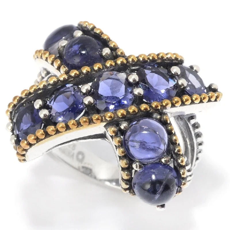 Women’s men’s ring-925 Sterling Silver Iolite Ring