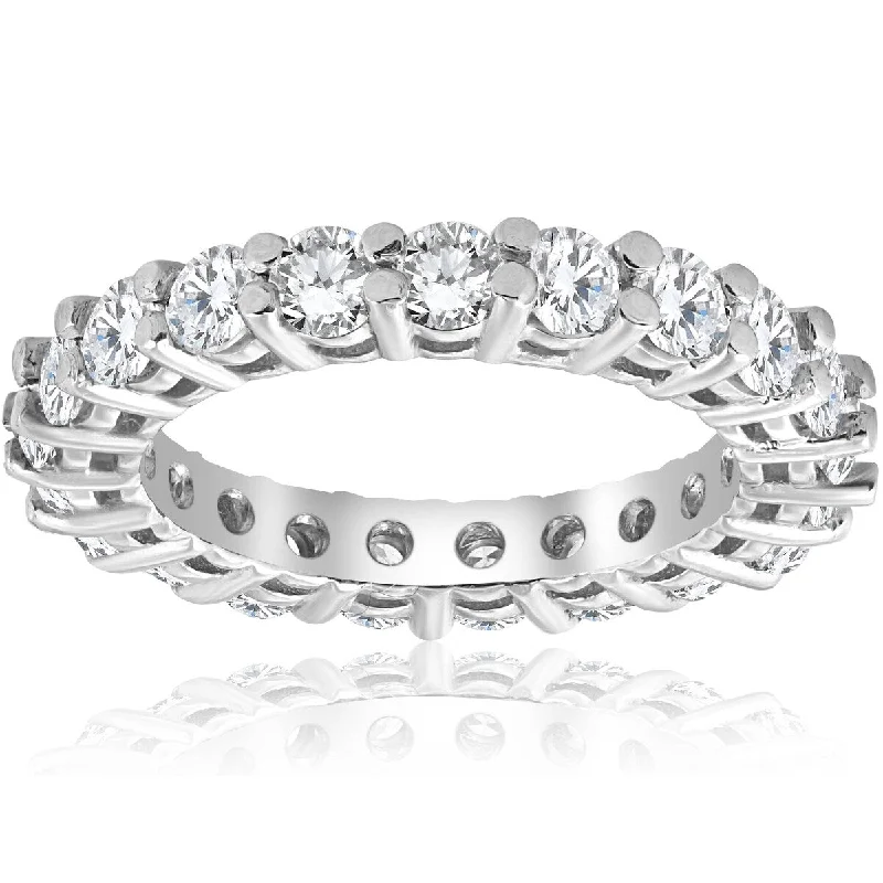 Women’s promise ring-2 3/8ct Diamond Eternity Ring 14k White Gold