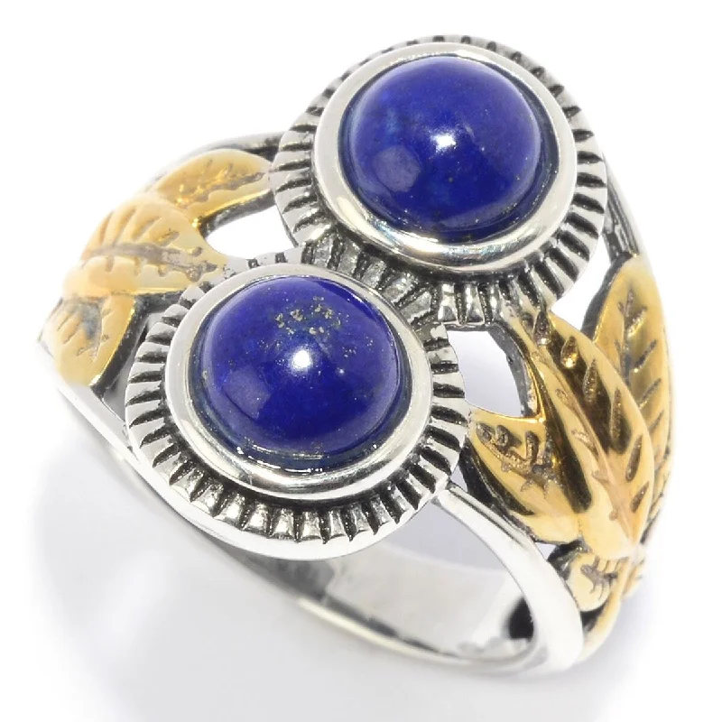 Women’s cocktail ring-925 Sterling Silver Lapis Lazuli Ring