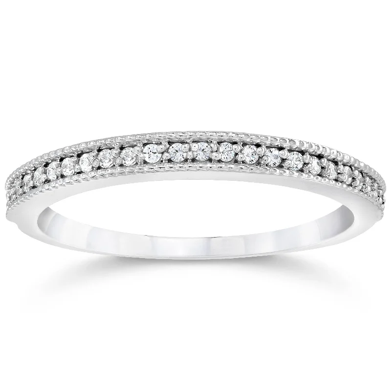 Women’s custom-designed ring-1/3ct Diamond Ring White Gold